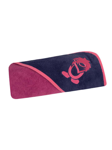 Trollkids Badhanddoek met capuchon "Sandefjord" paars/donkerblauw