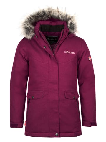 Trollkids Parka "Oslo XT" w kolorze fioletowym