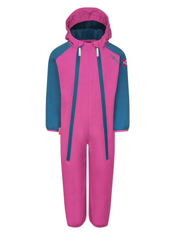 Trollkids Softshellpakje "Nordkapp" roze