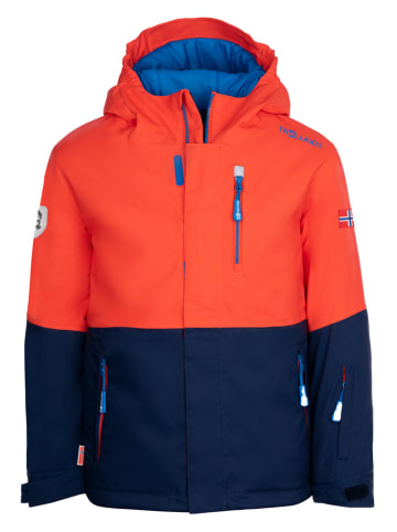 Trollkids Ski-/snowboardjas "Hallingdal" oranje/donkerblauw