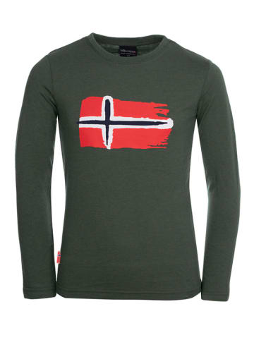 Trollkids Functioneel shirt "Oslo" kaki