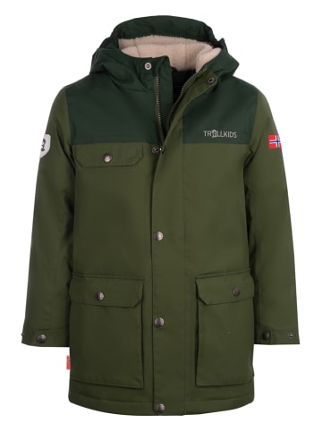 Trollkids Parka "Gudvangen" in Khaki