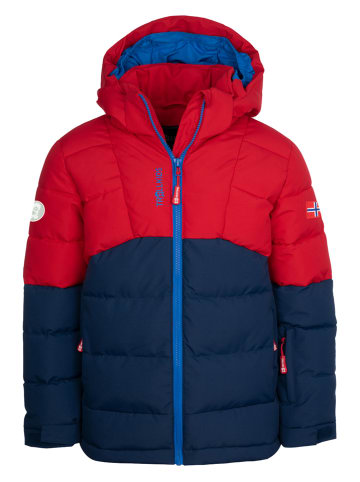 Trollkids Winterjacke "Gryllefjord" in Dunkelblau/ Rot
