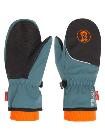 Trollkids Rękawiczki funkcyjne "Trolltunga" w kolorze morskim