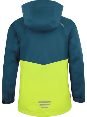 Trollkids Functionele jas "Nusfjord" geel/donkerblauw