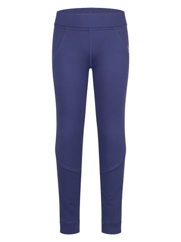 Trollkids Legginsy termiczne "Rondane" w kolorze fioletowym