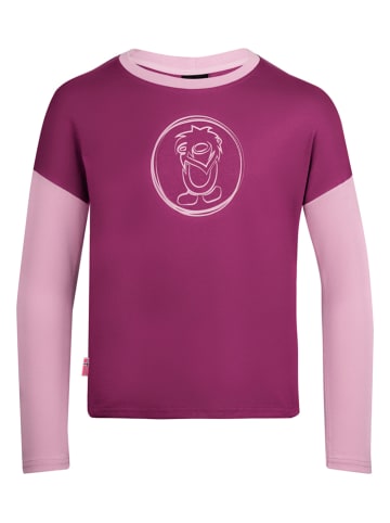 Trollkids Koszulka "Preikestolen" w kolorze fioletowym