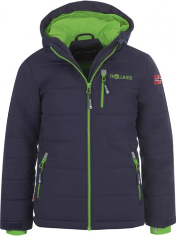Trollkids Ski-/ Snowboardjacke "Hemsedal" in Dunkelblau/ Grün