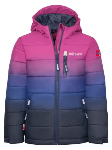 Trollkids Ski-/ Snowboardjacke "Hemsedal" in Pink/ Schwarz