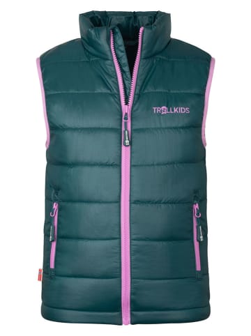 Trollkids Functionele bodywarmer "Trondheim" petrol