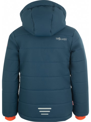 Trollkids Ski-/ Snowboardjacke "Hemsedal XT" in Dunkelblau/ Orange