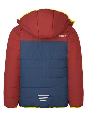 Trollkids Ski-/ Snowboardjacke "Hafjell" in Rot/ Blau