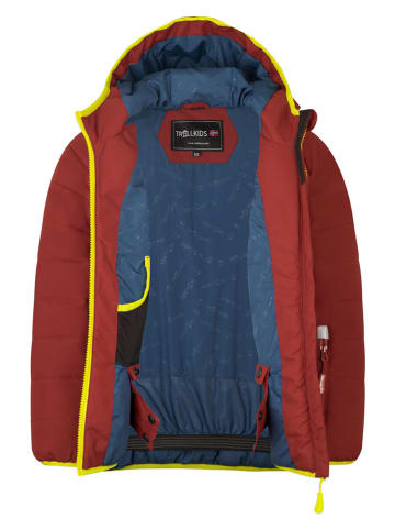 Trollkids Ski-/snowboardjas "Hafjell" rood/blauw