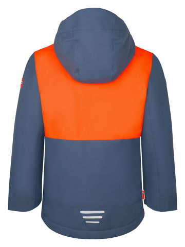 Trollkids Ski-/snowboardjas "Rauland" blauw/oranje
