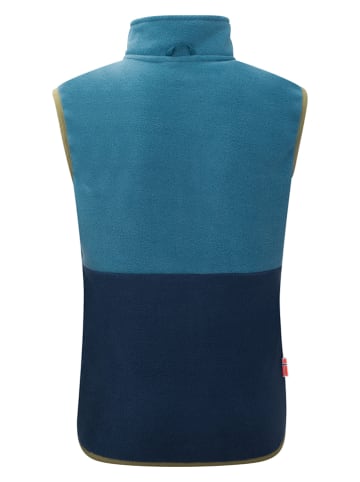 Trollkids Fleece bodywarmer "Kjerag" blauw/donkerblauw