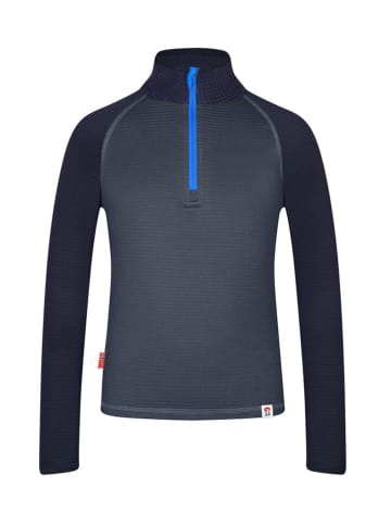 Trollkids Koszulka funkcyjna "Rauland" w kolorze granatowym