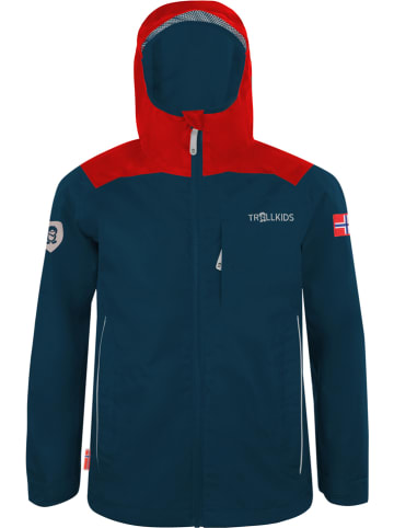 Trollkids Regenjas "Bergen" donkerblauw