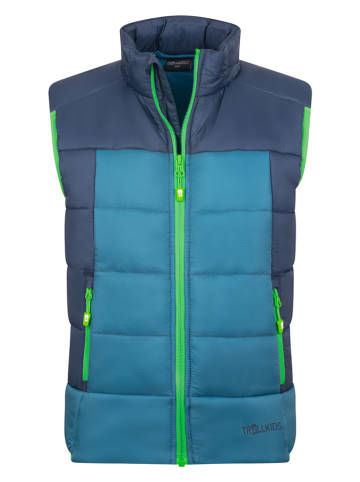 Trollkids Functionele bodywarmer "Hardanger" blauw