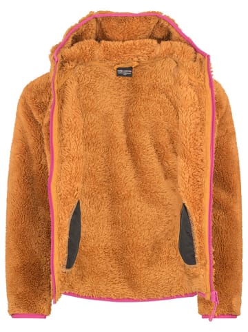 Trollkids Fleece vest "Borgund" lichtbruin