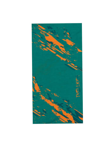 Trollkids Szal-koło w kolorze zielono-pomarańczowym