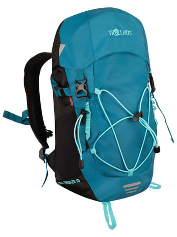 Trollkids Wandelrugzak "Fjell Trekker 15" blauw - (B)24 x (H)35 x (D)14 cm