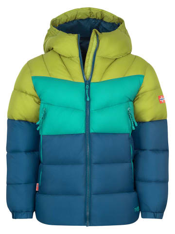 Trollkids Winterjas "Kirkenes" blauw/groen