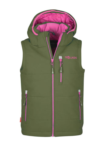 Trollkids Funktionsweste "Narvik XT" in Khaki
