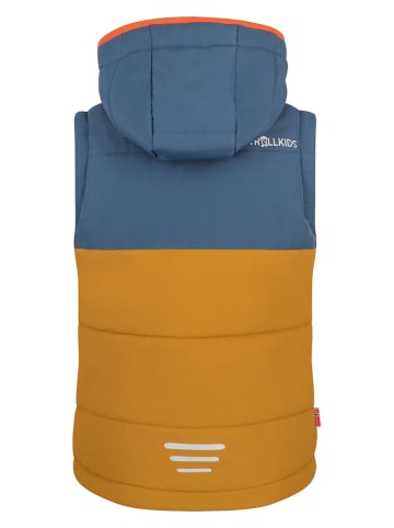 Trollkids Functionele bodywarmer "Narvik XT" blauw/geel