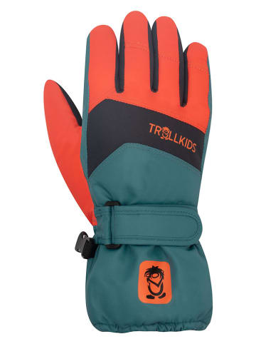 Trollkids Funktions-Handschuhe "Rauland" in Blau/ Orange