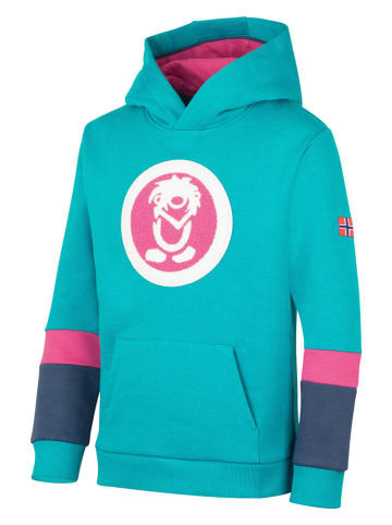 Trollkids Hoddie "Troll"  in Türkis