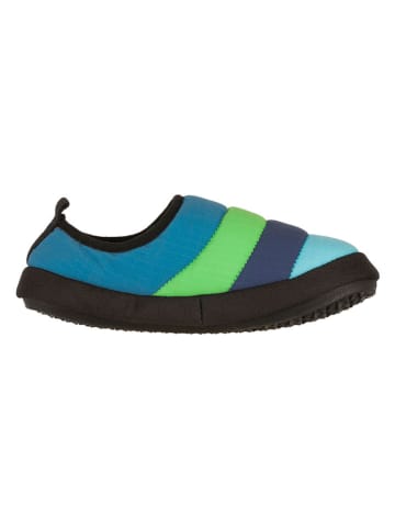 Trollkids Pantoffels "Hut Mule XT" blauw/groen