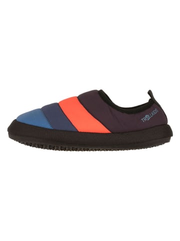 Trollkids Pantoffels "Hut Mule XT" blauw/oranje