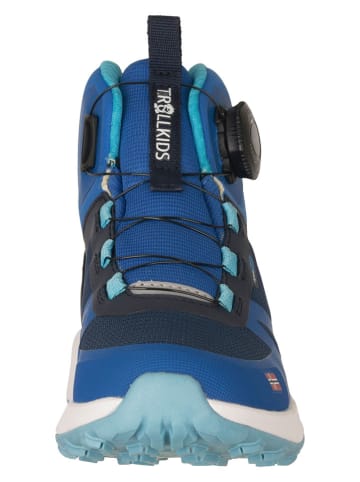 Trollkids Buty turystyczne "Trollfjord Mid XT" w kolorze niebieskim