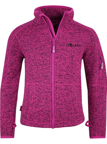 Trollkids Fleece vest "Jondalen" roze