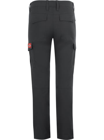 Trollkids Spodnie trekkingowe "Trollheimen" w kolorze szarym