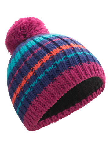 Trollkids Mütze "Hafjell" in Pink/ Dunkelblau