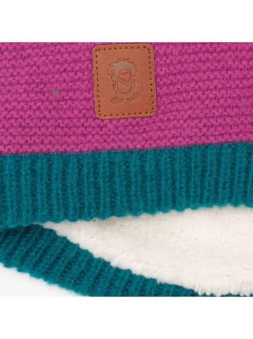 Trollkids Muts "Gryllefjord" roze/petrol