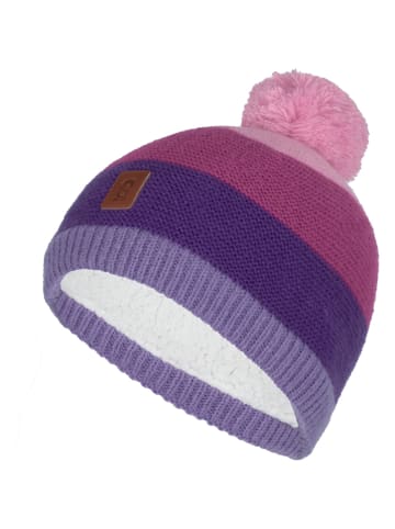 Trollkids Czapka "Gryllefjord" w kolorze fioletowym