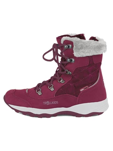 Trollkids Winterboots "Hemsedal" wijnrood