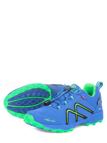 Trollkids Buty trekkingowe "Nordland Hiker Low" w kolorze niebieskim