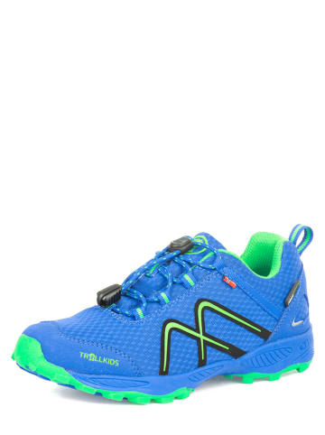 Trollkids Buty trekkingowe "Nordland Hiker Low" w kolorze niebieskim
