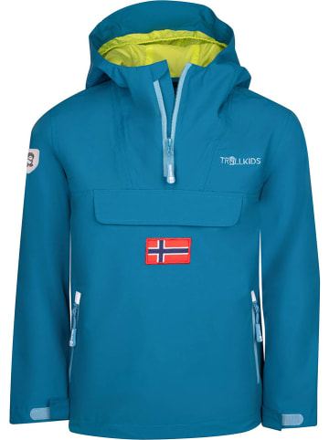 Trollkids Regenjas "Bergen" blauw