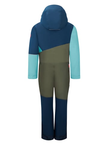Trollkids Schneeanzug "Hallingdal" in Blau/ Khaki/ Anthrazit