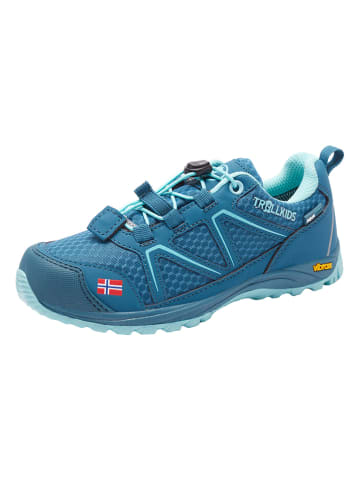 Trollkids Trekkingschuhe "Skarvan Hiker Low" in Blau