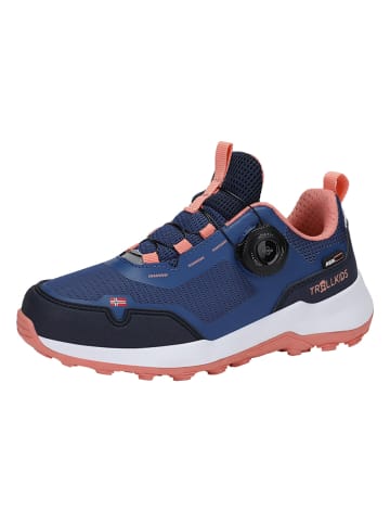 Trollkids Trekkingschoenen "Trollfjord Low" donkerblauw