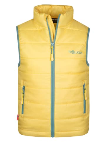 Trollkids Functionele bodywarmer "Trondheim" geel