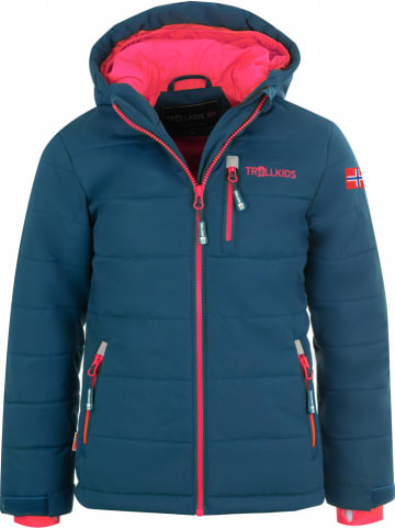 Trollkids Ski-/snowboardjas "Hemsedal XT" donkerblauw/roze