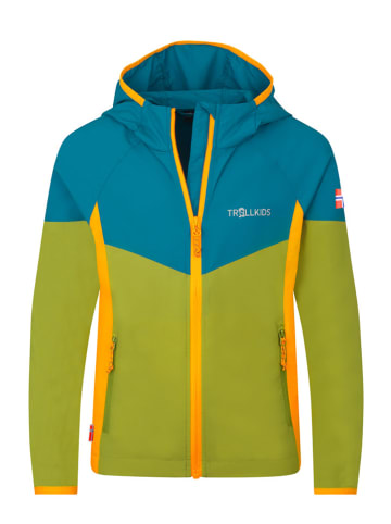 Trollkids Windbreaker "Sira" blauw/groen