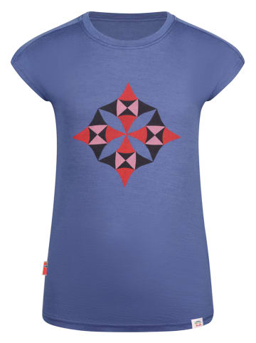 Trollkids Functioneel shirt "Senja" donkerblauw