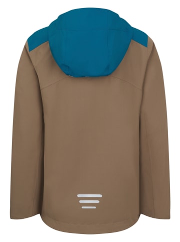 Trollkids Regenjas "Bergen" bruin/blauw